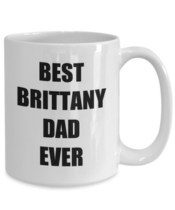 Brittany Dad Mug Spaniel Funny Gift Idea for Novelty Gag Coffee Tea Cup-Coffee Mug