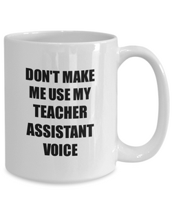 Teacher Assistant Mug Coworker Gift Idea Funny Gag For Job Coffee Tea Cup-Coffee Mug