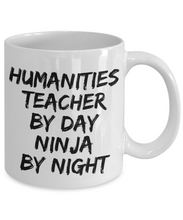 Load image into Gallery viewer, Humanities Teacher By Day Ninja By Night Mug Funny Gift Idea for Novelty Gag Coffee Tea Cup-[style]