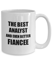 Load image into Gallery viewer, Analyst Fiancee Mug Funny Gift Idea for Her Betrothed Gag Inspiring Joke The Best And Even Better Coffee Tea Cup-Coffee Mug