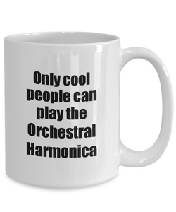 Orchestral Harmonica Player Mug Musician Funny Gift Idea Gag Coffee Tea Cup-Coffee Mug