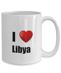 Libya Mug I Love Funny Gift Idea For Country Lover Pride Novelty Gag Coffee Tea Cup-Coffee Mug