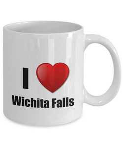 Wichita Falls Mug I Love City Lover Pride Funny Gift Idea for Novelty Gag Coffee Tea Cup-Coffee Mug
