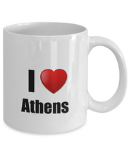 Load image into Gallery viewer, Athens Mug I Love City Lover Pride Funny Gift Idea for Novelty Gag Coffee Tea Cup-Coffee Mug