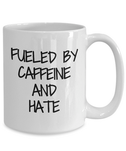Caffeine And Hate Mug Coffee Tea Cup Funny Gift Idea For Novelty Gag-Coffee Mug