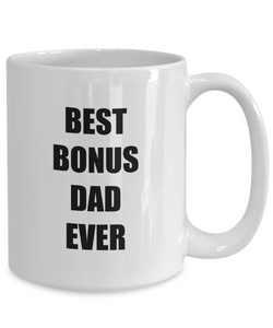 Bonus Dad Mug Best Funny Gift Idea for Novelty Gag Coffee Tea Cup-Coffee Mug