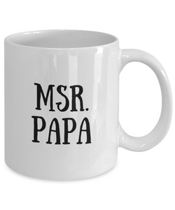 Msr Papa Mug In Spanish Funny Gift Idea for Novelty Gag Coffee Tea Cup-[style]