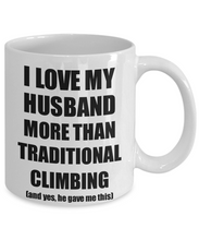 Load image into Gallery viewer, Traditional Climbing Wife Mug Funny Valentine Gift Idea For My Spouse Lover From Husband Coffee Tea Cup-Coffee Mug