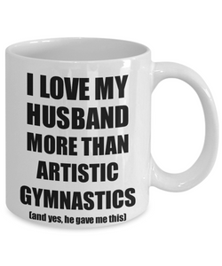 Artistic Gymnastics Wife Mug Funny Valentine Gift Idea For My Spouse Lover From Husband Coffee Tea Cup-Coffee Mug