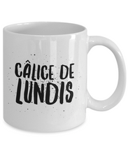 Load image into Gallery viewer, Calice de Lundis Mug Quebec Swear In French Expression Funny Gift Idea for Novelty Gag Coffee Tea Cup-Coffee Mug