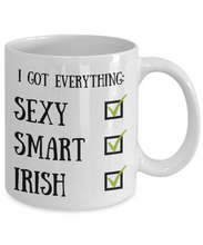Load image into Gallery viewer, Irish Coffee Mug Ireland Pride Sexy Smart Funny Gift for Humor Novelty Ceramic Tea Cup-Coffee Mug