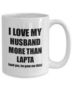 Lapta Wife Mug Funny Valentine Gift Idea For My Spouse Lover From Husband Coffee Tea Cup-Coffee Mug