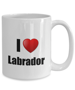 Labrador Mug I Love State Lover Pride Funny Gift Idea for Novelty Gag Coffee Tea Cup-Coffee Mug