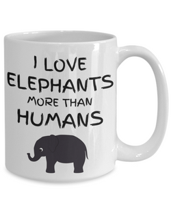 ELEPHANT LOVER GIFT Funny Elephant Mug Cute Elephant Gift for Elephant Lover Mug Elephant Coffee Mug Zookeeper Gift Animal Lover Mug-Coffee Mug