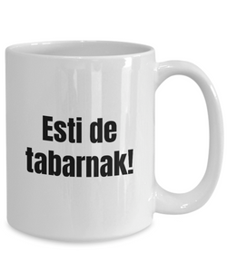 Esti de tabarnak Mug Quebec Swear In French Expression Funny Gift Idea for Novelty Gag Coffee Tea Cup-Coffee Mug