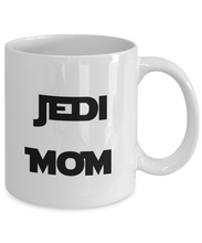 Load image into Gallery viewer, Jedi mom black mug-Coffee Mug