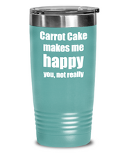 Load image into Gallery viewer, Carrot Cake Cocktail Tumbler Lover Fan Funny Gift Idea For Friend Alcohol Mixed Drink Coffee Tea Insulated Cup With Lid-Tumbler