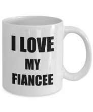 Load image into Gallery viewer, I Love My Fiancee Mug Funny Gift Idea Novelty Gag Coffee Tea Cup-Coffee Mug