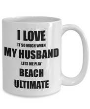 Load image into Gallery viewer, Beach Ultimate Mug Funny Gift Idea For Wife I Love It When My Husband Lets Me Novelty Gag Sport Lover Joke Coffee Tea Cup-Coffee Mug