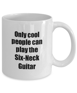 Six-Neck Guitar Player Mug Musician Funny Gift Idea Gag Coffee Tea Cup-Coffee Mug