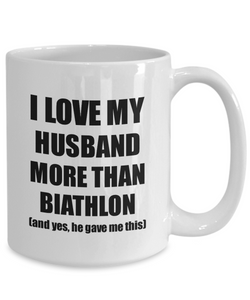 Biathlon Wife Mug Funny Valentine Gift Idea For My Spouse Lover From Husband Coffee Tea Cup-Coffee Mug