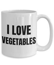 Load image into Gallery viewer, I Love Vegetables Mug Funny Gift Idea Novelty Gag Coffee Tea Cup-Coffee Mug