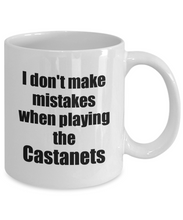 Load image into Gallery viewer, I Don&#39;t Make Mistakes When Playing The Castanets Mug Hilarious Musician Quote Funny Gift Coffee Tea Cup-Coffee Mug