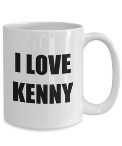 I Love Kenny Mug Funny Gift Idea Novelty Gag Coffee Tea Cup-Coffee Mug