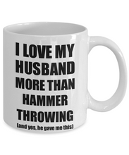 Load image into Gallery viewer, Hammer Throwing Wife Mug Funny Valentine Gift Idea For My Spouse Lover From Husband Coffee Tea Cup-Coffee Mug