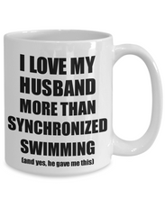 Load image into Gallery viewer, Synchronized Swimming Wife Mug Funny Valentine Gift Idea For My Spouse Lover From Husband Coffee Tea Cup-Coffee Mug