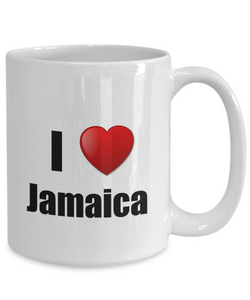 Jamaica Mug I Love Funny Gift Idea For Country Lover Pride Novelty Gag Coffee Tea Cup-Coffee Mug