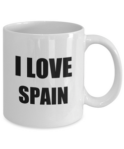 Mug I Love Spain Funny Gift Idea Novelty Gag Coffee Tea Cup-Coffee Mug