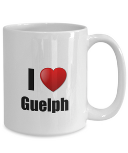 Guelph Mug I Love City Lover Pride Funny Gift Idea for Novelty Gag Coffee Tea Cup-Coffee Mug