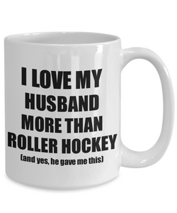 Roller Hockey Wife Mug Funny Valentine Gift Idea For My Spouse Lover From Husband Coffee Tea Cup-Coffee Mug