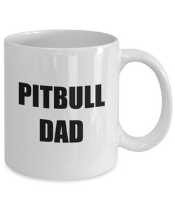 Pitbull Dad Mug Dog Lover Funny Gift Idea for Novelty Gag Coffee Tea Cup-Coffee Mug