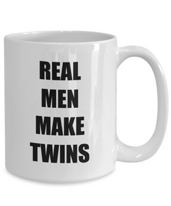 Twin Dad Mug Real Men Make Twins Funny Gift Idea for Novelty Gag Coffee Tea Cup-Coffee Mug