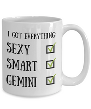 Load image into Gallery viewer, Gemini Astrology Mug Astrological Sign Sexy Smart Funny Gift for Humor Novelty Ceramic Tea Cup-Coffee Mug