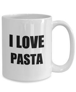 I Love Pasta Mug Funny Gift Idea Novelty Gag Coffee Tea Cup-Coffee Mug