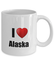 Load image into Gallery viewer, Alaska Mug I Love State Lover Pride Funny Gift Idea for Novelty Gag Coffee Tea Cup-Coffee Mug