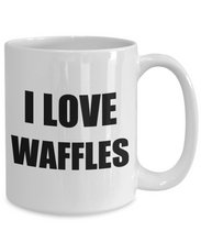 Load image into Gallery viewer, I Love Waffles Mug Funny Gift Idea Novelty Gag Coffee Tea Cup-Coffee Mug