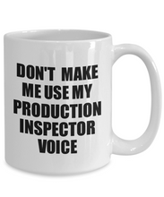 Load image into Gallery viewer, Production Inspector Mug Coworker Gift Idea Funny Gag For Job Coffee Tea Cup Voice-Coffee Mug