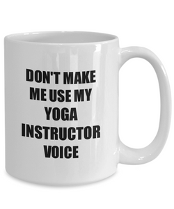Yoga Instructor Mug Coworker Gift Idea Funny Gag For Job Coffee Tea Cup-Coffee Mug