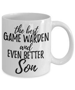 Game Warden Son Funny Gift Idea for Child Coffee Mug The Best And Even Better Tea Cup-Coffee Mug