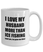 Load image into Gallery viewer, Ice Fishing Wife Mug Funny Valentine Gift Idea For My Spouse Lover From Husband Coffee Tea Cup-Coffee Mug
