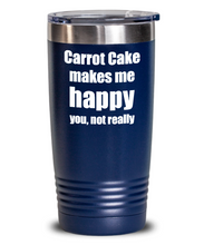 Load image into Gallery viewer, Carrot Cake Cocktail Tumbler Lover Fan Funny Gift Idea For Friend Alcohol Mixed Drink Coffee Tea Insulated Cup With Lid-Tumbler