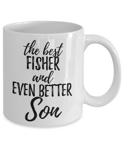 Fisher Son Funny Gift Idea for Child Coffee Mug The Best And Even Better Tea Cup-Coffee Mug