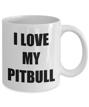 Load image into Gallery viewer, I Love My Pitbull Mug Funny Gift Idea Novelty Gag Coffee Tea Cup-Coffee Mug