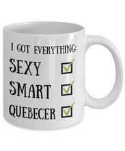 Load image into Gallery viewer, Quebecer Coffee Mug Quebec Pride Sexy Smart Funny Gift for Humor Novelty Ceramic Tea Cup-Coffee Mug