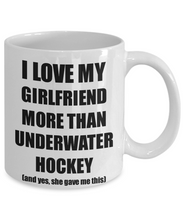 Load image into Gallery viewer, Underwater Hockey Boyfriend Mug Funny Valentine Gift Idea For My Bf Lover From Girlfriend Coffee Tea Cup-Coffee Mug