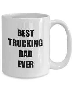 Best Trucking Dad Ever Mug Funny Gift Idea for Novelty Gag Coffee Tea Cup-[style]